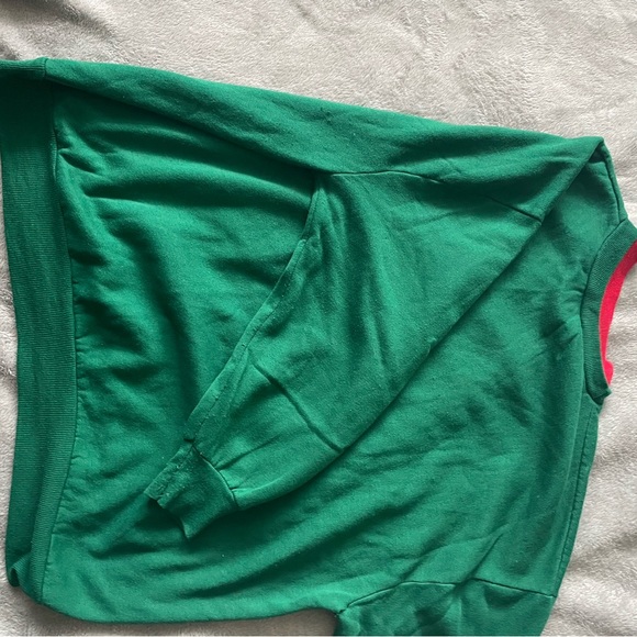 Graphic green sweater - Picture 3 of 9